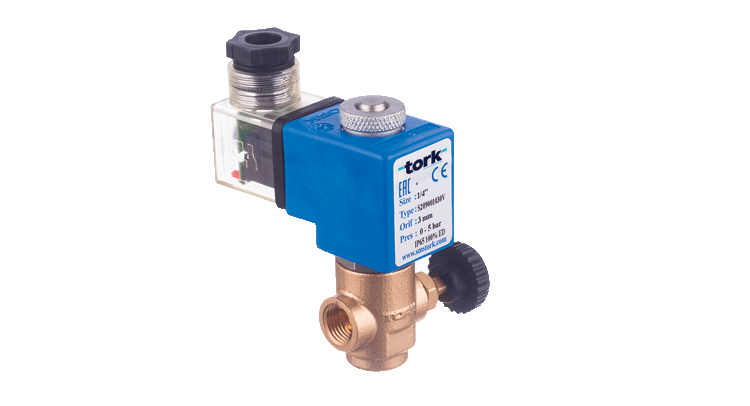 S2090 SERİSİ TORK BUHAR İÇİN NORMALDE KAPALI DEBİ AYARLI SOLENOİD VALFLER